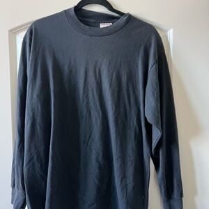 Vintage Sunbelt Classic Black Long Sleeve Tee men L